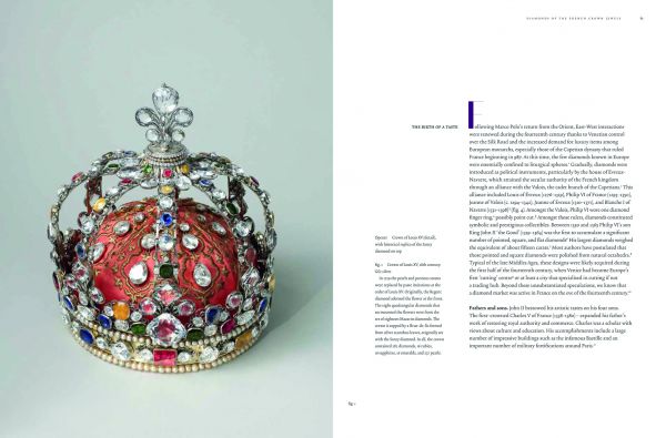 Grey book cover of 'Diamonds Across Time, Facets of Mankind' featuring a large yellow sapphire to center. Published by World Diamond Museum.