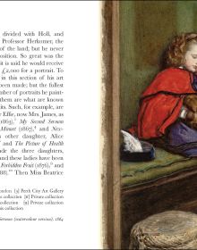 Book cover of Millais: A Sketch by M. H. Spielmann, Preceded by the Artist's Thoughts on our Art of Today; with a self-portrait of the painter holding a paint palette. Published by Pallas Athene.