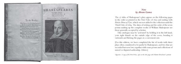 The Workes of William Shakespeare