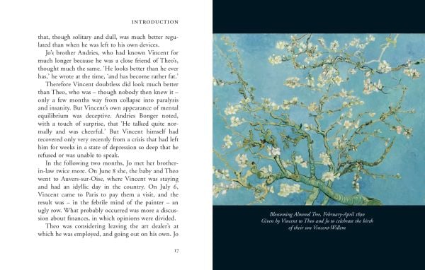 Book cover of A Memoir of Vincent van Gogh, with a self-portrait of Vincent Van Gogh, c.1889. Published by Pallas Athene.