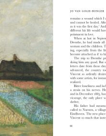 Book cover of A Memoir of Vincent van Gogh, with a self-portrait of Vincent Van Gogh, c.1889. Published by Pallas Athene.
