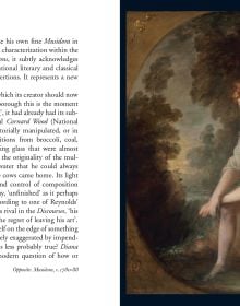 Study of Thomas Gainsborough by Johan Zoffany, c.1772, 'Lives of Gainsborough', in white font below, by Pallas Athene.