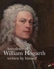 Book cover of Anecdotes of William Hogarth; with a painting of the artist. Published by Pallas Athene.