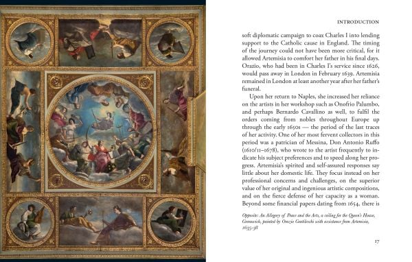 Book cover of Lives of Artemisia Gentileschi, featuring a painting titled 'Self-Portrait as a Lute Player'. Published by Pallas Athene.