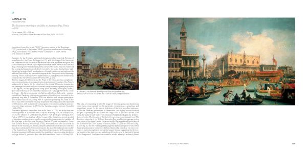 Book cover of Canaletto: Painting Venice: The Woburn Series, featuring a painting titled The Grand Canal, Ascension Day by the Italian painter. Published by Pallas Athene.