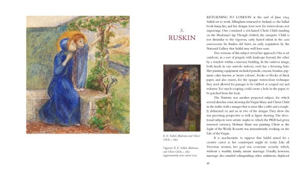 Book cover of Elizabeth Siddal, featuring an Iink sketch by Dante Gabriel Rossetti, titled 'Elizabeth Siddal, Seated at an Easel', 1852. Published by Pallas Athene.