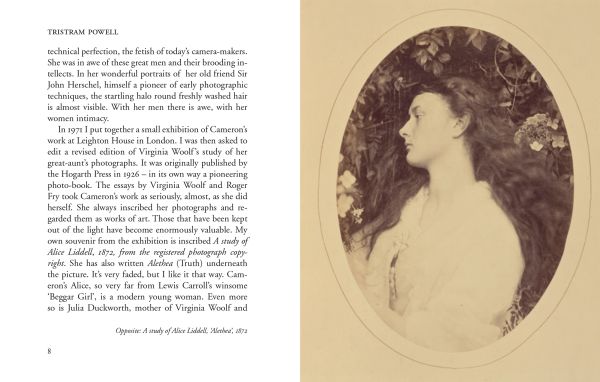 Book cover of Julia Margaret Cameron, with 19th century albumen silver print of the female photographer in Victorian dress. Published by Pallas Athene.