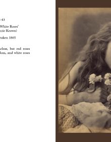 Book cover of Julia Margaret Cameron, with 19th century albumen silver print of the female photographer in Victorian dress. Published by Pallas Athene.