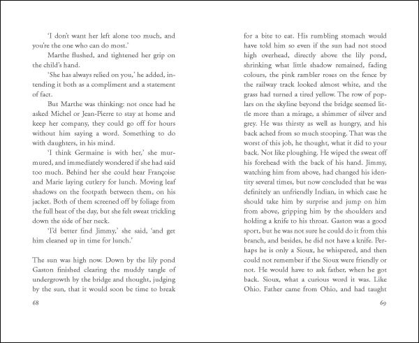 Book cover of Eva Figes' Light: A Day in Monet's Garden, with the artist walking through a mature garden with flowers and shrubs. Published by Pallas Athene.