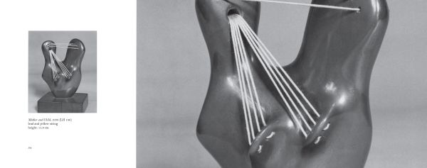 Book cover of Chris Stephens' Henry Moore in Miniature, with a close-up of sculpture of face. Published by Pallas Athene.