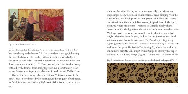 Book cover of Édouard Vuillard: The Poetry of the Everyday, with a painting of a woman standing in a doorway of interior living room. Published by Pallas Athene.