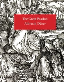 Book cover The Great Passion, with a woodcut illustrating Passion of Christ. Published by Pallas Athene.