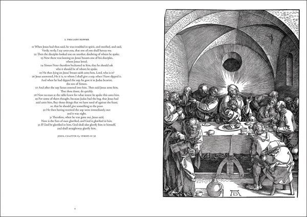 Book cover The Great Passion, with a woodcut illustrating Passion of Christ. Published by Pallas Athene.