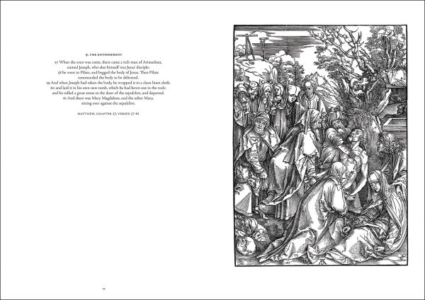 Book cover The Great Passion, with a woodcut illustrating Passion of Christ. Published by Pallas Athene.