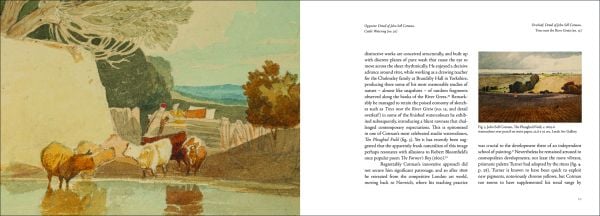 Book cover of Impressions in Watercolour: Turner and his Contemporaries, featuring a watercolor landscape painting. Published by Pallas Athene.