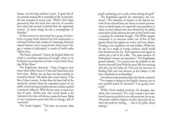 Book cover of Recollections of Oscar Wilde. Published by Pallas Athene.