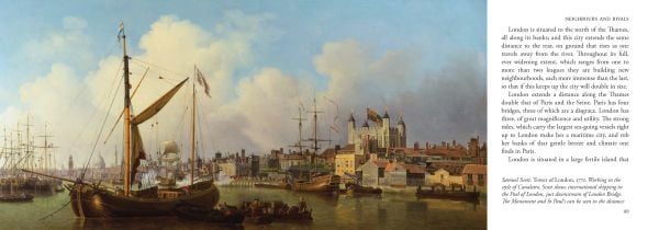 Book cover of Neighbours and Rivals: An Eighteenth-Century Journey Between Paris and London, featuring an 18th century street scene. Published by Pallas Athene.