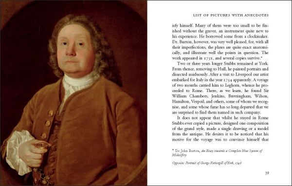 Book cover of A Memoir of George Stubbs; with a portrait of the British painter. Published by Pallas Athene.