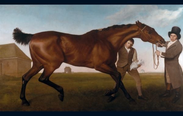 Book cover of A Memoir of George Stubbs; with a portrait of the British painter. Published by Pallas Athene.