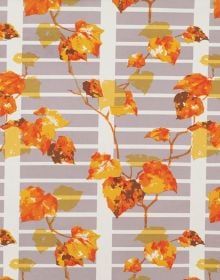 Book cover of Shirley Craven and Hull Traders, Revolutionary Fabrics and Furniture 1957-1980; with a bold design in dark reds and golds. Published by ACC Art Books.