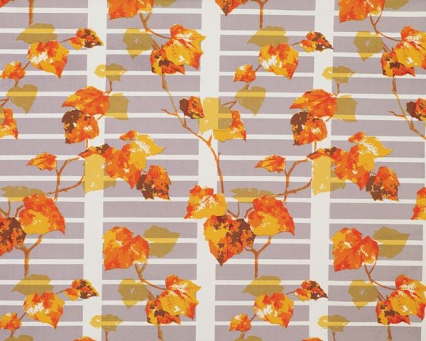 Book cover of Shirley Craven and Hull Traders, Revolutionary Fabrics and Furniture 1957-1980; with a bold design in dark reds and golds. Published by ACC Art Books.