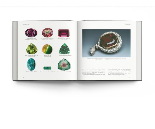Book cover of Gemstones: Understanding, Identifying, Buying, with multi-coloured gemstones. Published by ACC Art Books.