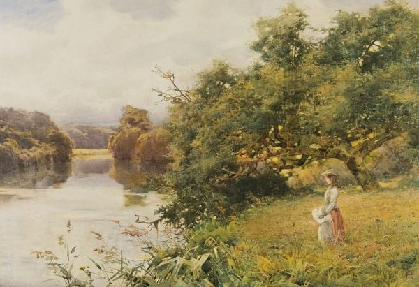 Watercolour sketch of two female painters, one at easel, one with sketchbook, on cover of 'Silent Companion', by ACC Art Books.