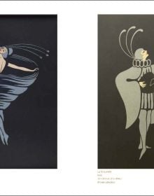 Book cover of Roland Paris, featuring: The Art Deco Jester King, featuring an Art Deco bronze sculpture titled 'Love and Hell', with two dancing horned figures. Published by ACC Art Books.