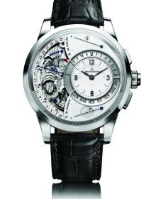 Book cover of Ryan Schmidt's The Wristwatch Handbook with a Jaeger-LeCoultre Geophysic model and Vacheron Constantin Maitre Cabinotier Astronomica. Published by ACC Art Books.