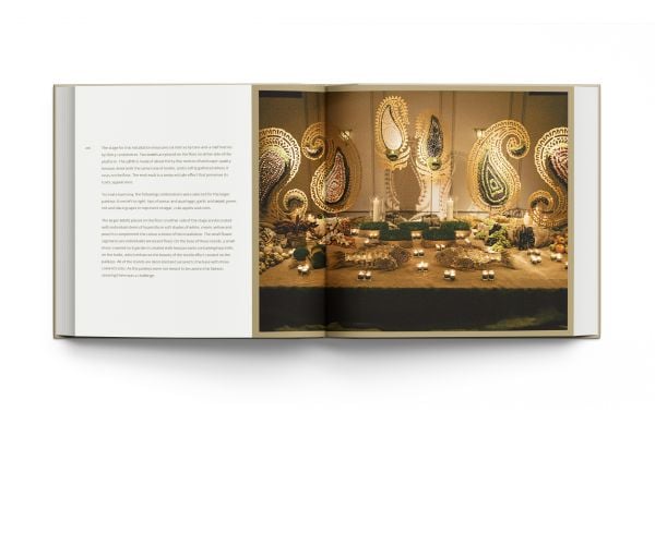 Book cover of 'Sofreh: The Art of Persian Celebration', in beige hard slipcase, by ACC Art Books.