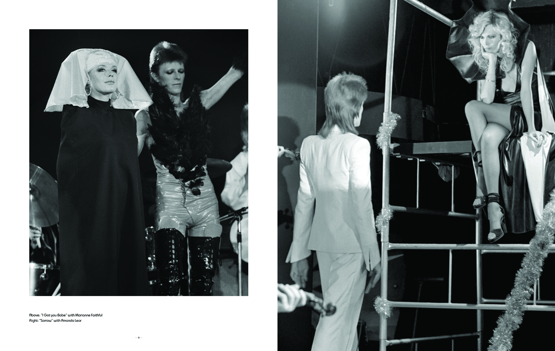 Book cover of When Ziggy Played the Marquee, David Bowie's Last Performance as Ziggy Stardust, featuring Bowie as Ziggy Stardust singing on stage at The Marquee. Published by ACC Art Books.