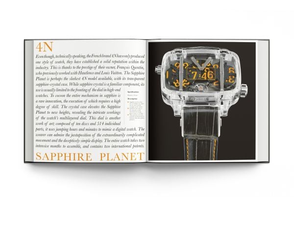 Book cover of Independent Watchmakers, with a black and gold Konstantin Chaykin Lunokhod Men's watch. Published by ACC Art Books.