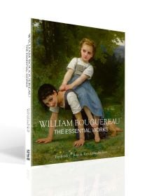 Book cover of William Bouguereau, The Essential Works, with a painting titled La bourrique (The Pony-back Ride). Published by ACC Art Books.