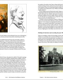 Gold bowl fragment from 4th century, on black cover of 'Saints and Salvation,The Wilshere Collection', by Ashmolean Museum.