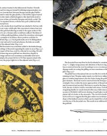 Gold bowl fragment from 4th century, on black cover of 'Saints and Salvation,The Wilshere Collection', by Ashmolean Museum.