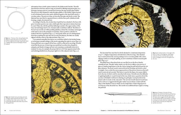 Gold bowl fragment from 4th century, on black cover of 'Saints and Salvation,The Wilshere Collection', by Ashmolean Museum.