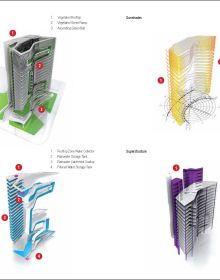 Book cover of Eco Skyscrapers: Volume 2; featuring three all buildings. Published by Images Publishing.