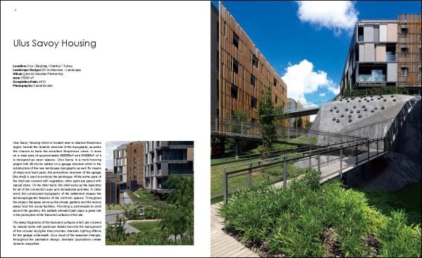 Book cover of Urban Environmental Landscape, with a public space near the water's edge. Published by Images Publishing.