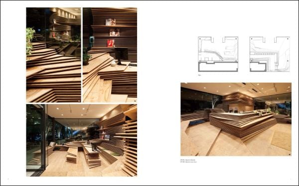 Book cover of Modern Japanese Restaurant, featuring a minimalist interior of eatery. Published by Images Publishing.