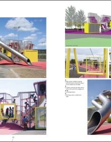 Book cover of Sports Park, with a green recreational area with fencing. Published by Images Publishing.