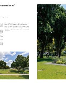 Book cover of Green Space in the Community, with an aerial view of green residential space. Published by Images Publishing.