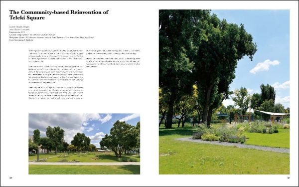 Book cover of Green Space in the Community, with an aerial view of green residential space. Published by Images Publishing.