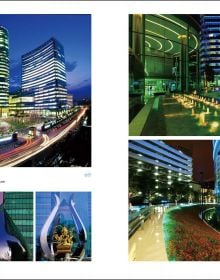 Book cover of Modern Urban Landscapes, featuring a building with a modern roof. Published by Images Publishing.
