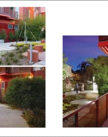 Book cover of Pocket Park Design, featuring a green space with brightly colored seating areas. Published by Images Publishing.