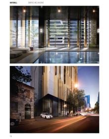 Book cover of Hayball: Leading Architects, with a tall paneled building. Published by Images Publishing.