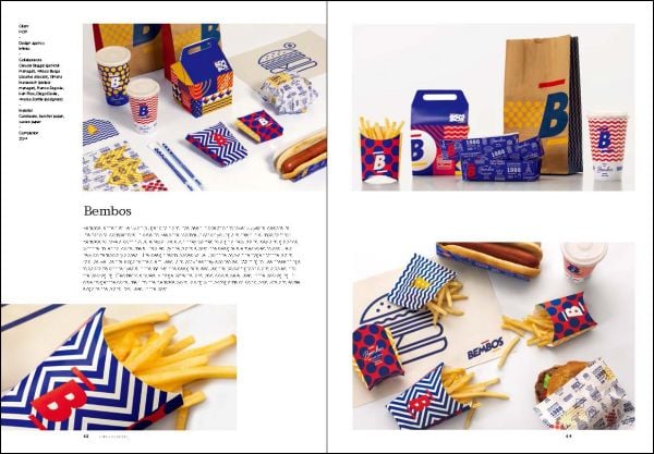 Book cover of Takeaway Food Packaging Now, with a takeaway box with burger and chips. Published by Images Publishing.