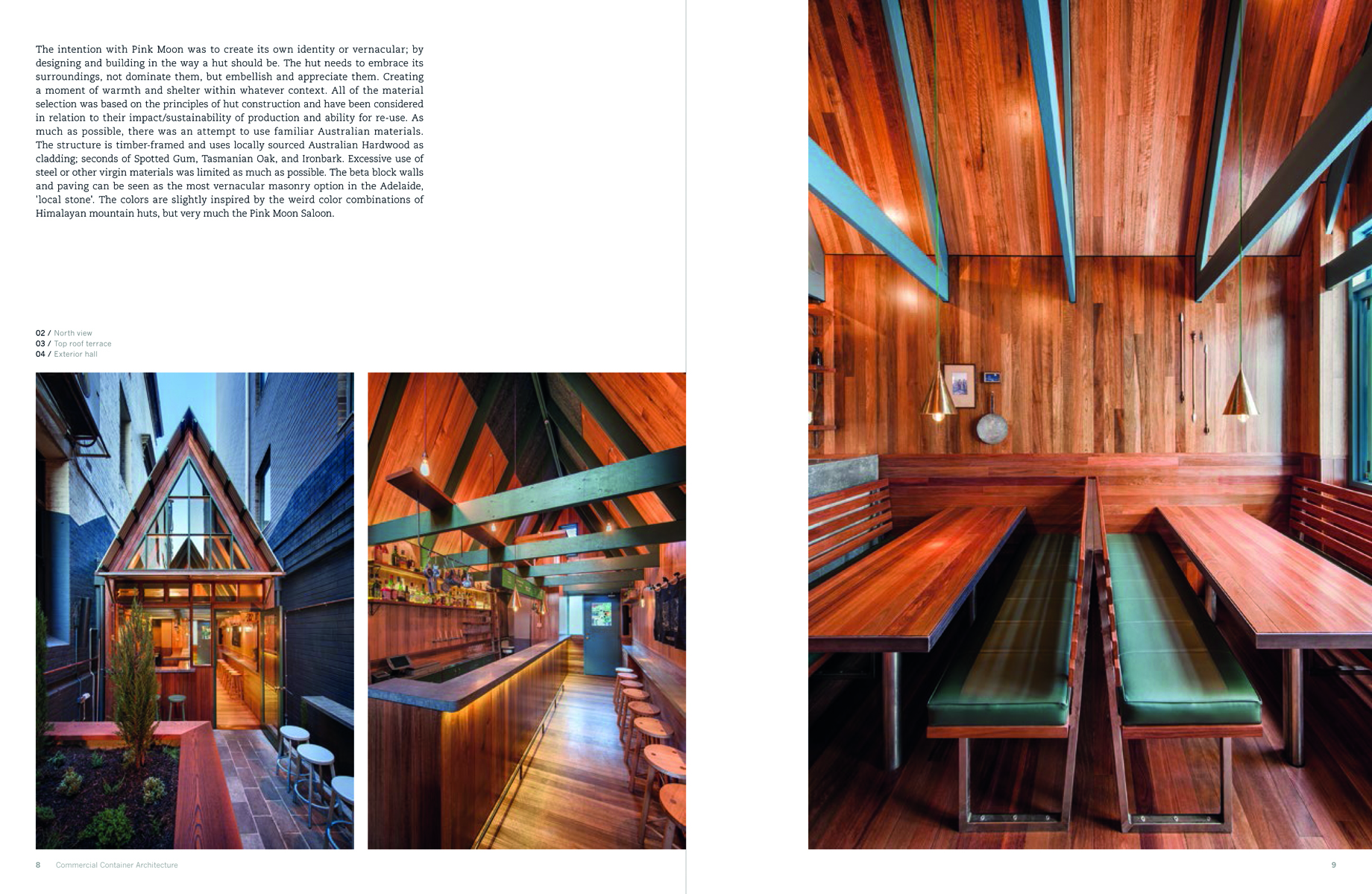 Book cover of The Art of Bar Design, featuring a restaurant bar interior with scallop wall facings and orange stools. Published by Images Publishing.