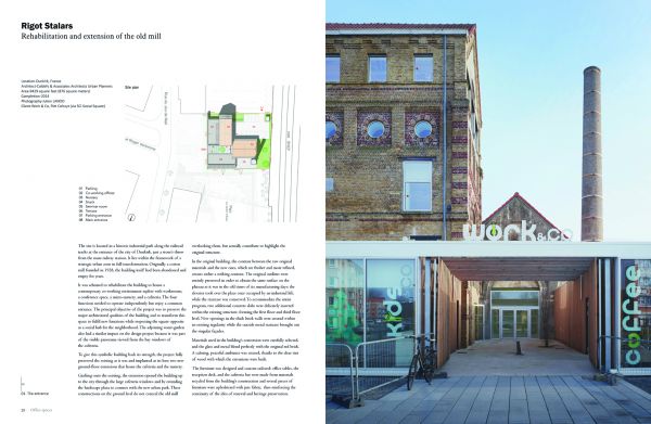 Book cover of Industrial Heritage Protection and Redevelopment with an aerial view of an industrial building staircase with thin rods. Publishing by Images Publishing.