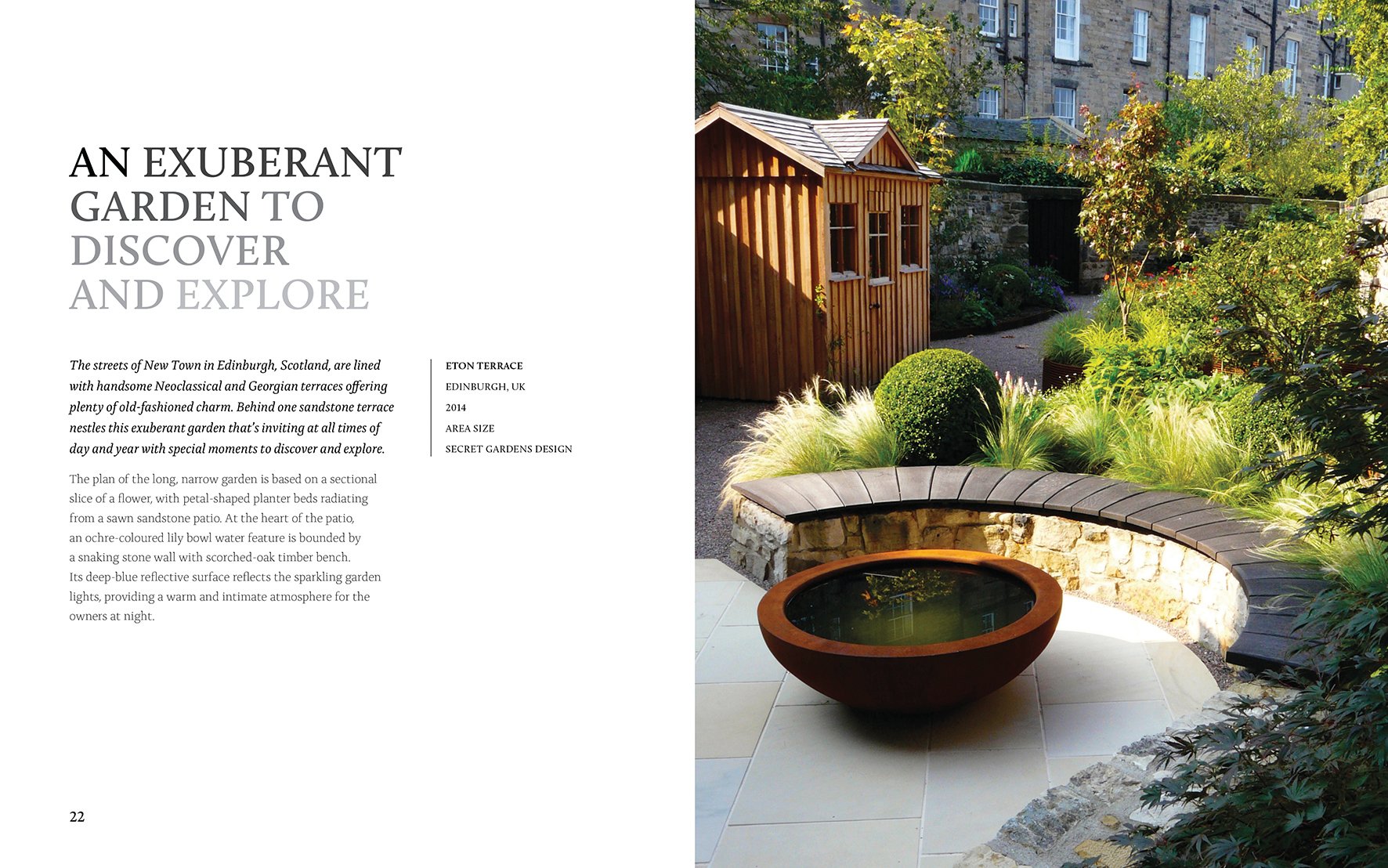 Book cover of Urban Oasis Tranquil Outdoor Spaces at Home, with an exterior garden space with green foliage. Published by Images Publishing.