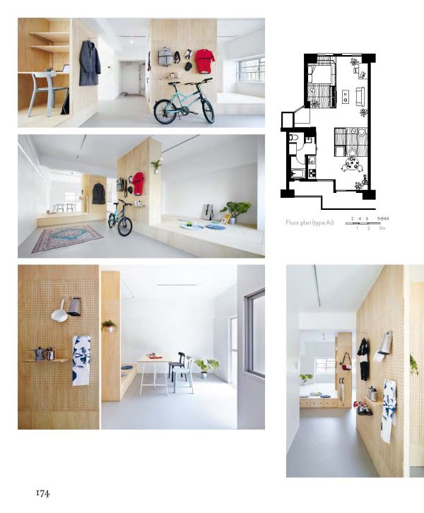 Book cover of Living Little: Simplicity and style in a small space, with an aerial view of figure lying on sofa. Published by Images Publishing.